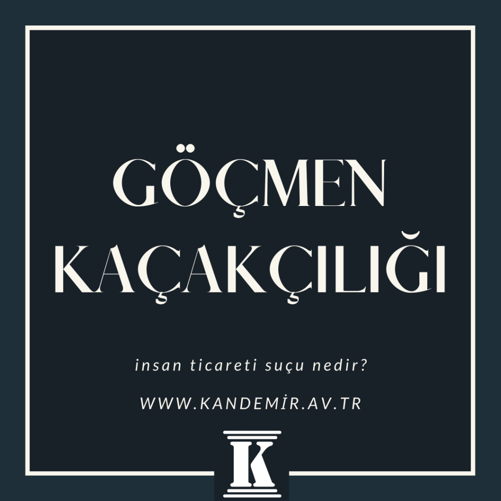göçmen kaçakçılığı, insan ticareti