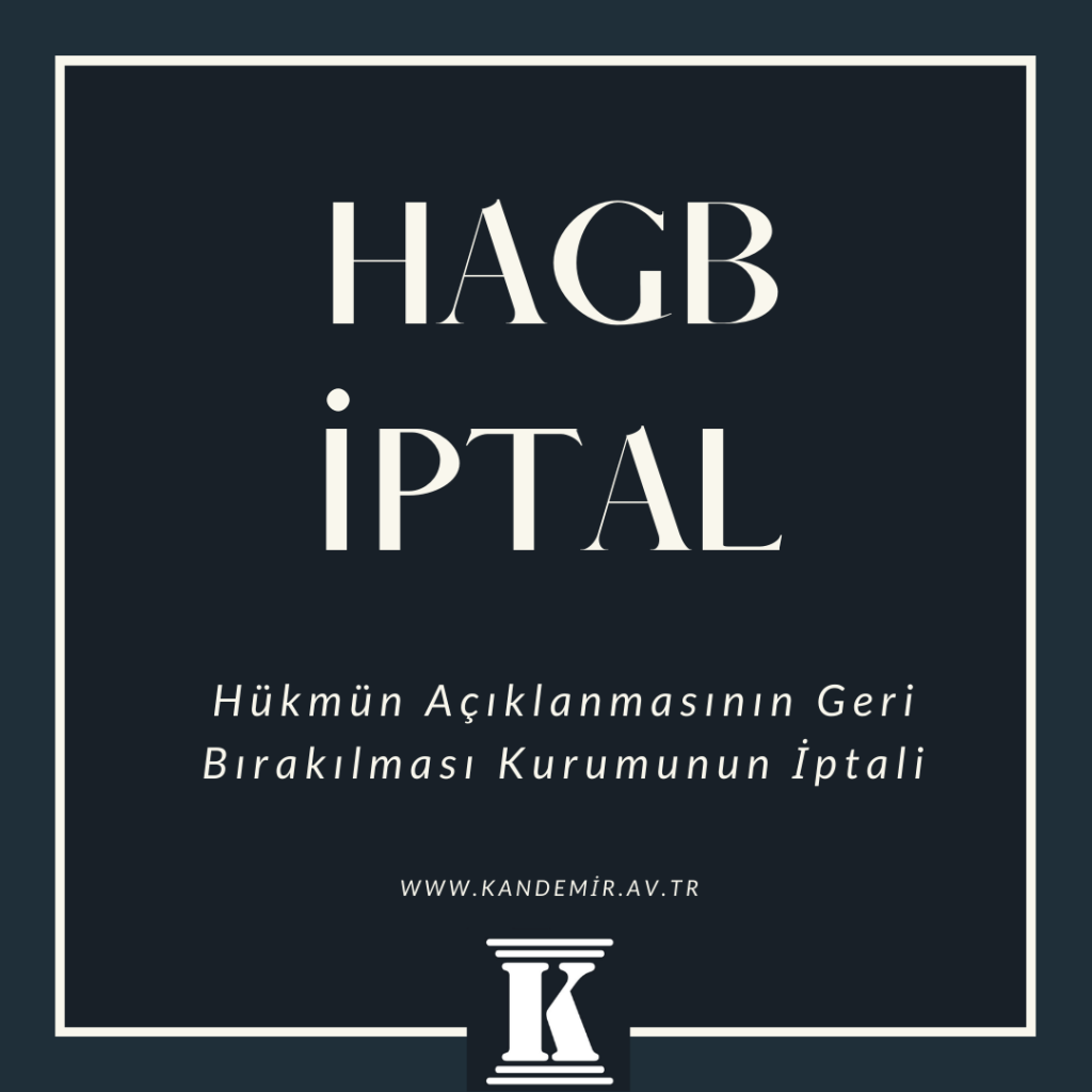 HAGB İPTAL